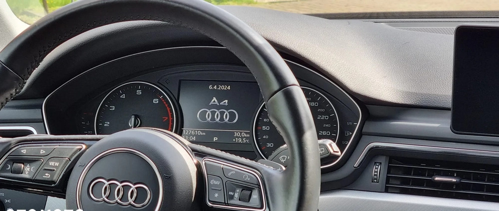 Audi A4 cena 82500 przebieg: 127610, rok produkcji 2016 z Sieradz małe 211